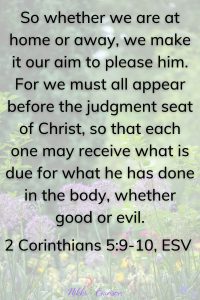 2 Corinthians 5:9-10