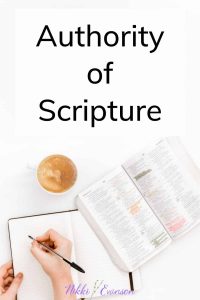 Authority of Scripture 1