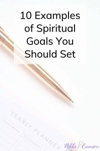 Examples of Spiritual Goals