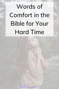 Words of Comfort in the Bible