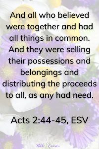 Acts 2:44-45